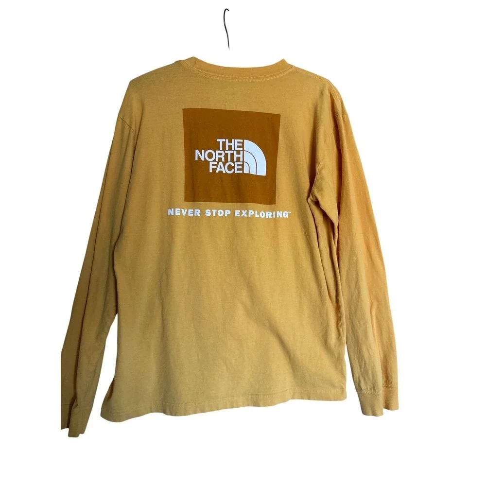 The North Face Mens M Long Sleeve Graphic T-Shirt Gorpcore Outdoor Trails HIking